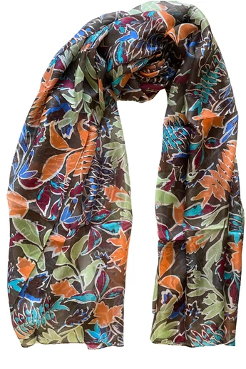 grafitszurke-alapon-level-mintas-sal-selyem- grafitszurke-alapon-level-mintas-sal-selyem-