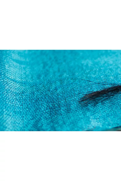 100% valódi hernyóselyem sál türkizkék színű nyers selyem Rawsilk