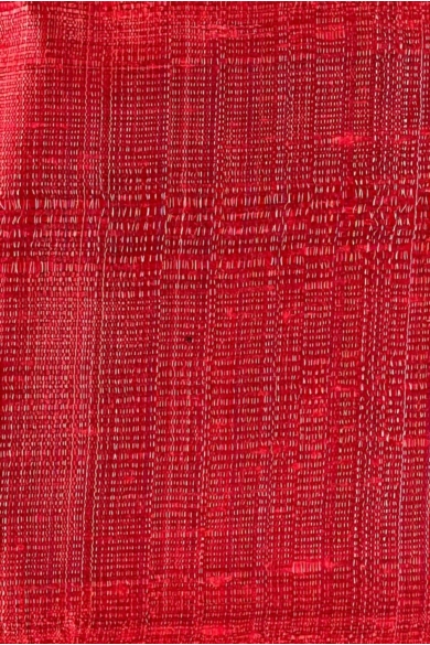 100% valódi hernyóselyem bársonyvörös színű nyers selyem sál 50x180cm