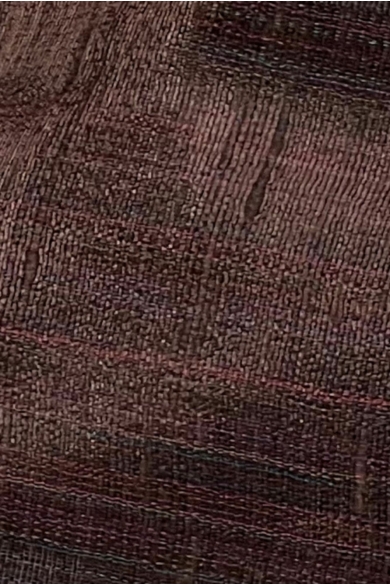 100% valódi hernyóselyem mokkabarna színű nyers selyem sál 50x180cm