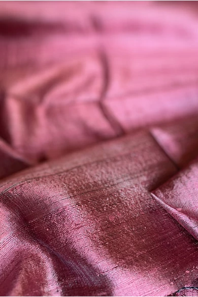 100% valódi hernyóselyem sál mályva színű nyers selyem Rawsilk