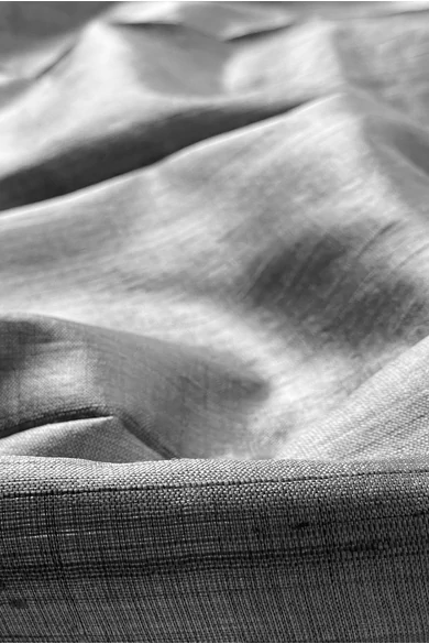 100% valódi hernyóselyem hamuszürke színű nyers selyem sál