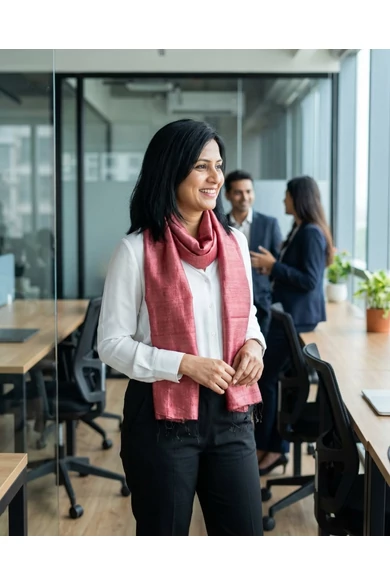 100% valódi hernyóselyem eperszín nyers selyem sál