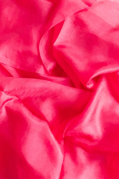 Pink színű 100% valódi hernyóselyem sál 70x180 cm