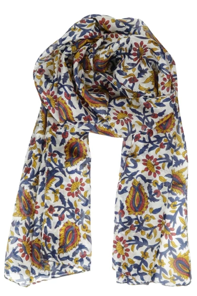 amazonaszold-paisley-valodi-selyem-sal