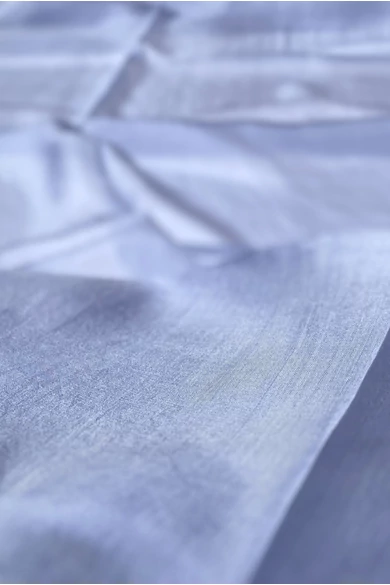 Angolkék 100% valódi hernyóselyem sál 50x180cm