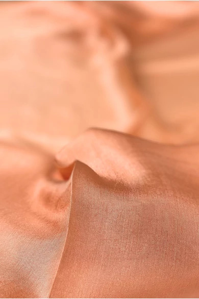 Barackvirág 100% valódi hernyóselyem sál 50x180cm