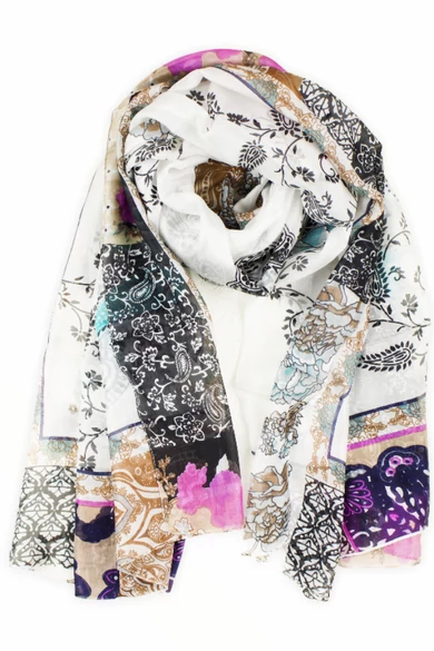 selyem-sal-feher-piros-kek-lotusz-mintas