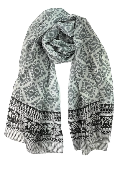 selyem-sal-fekete-feher-ezustszurke-borduros