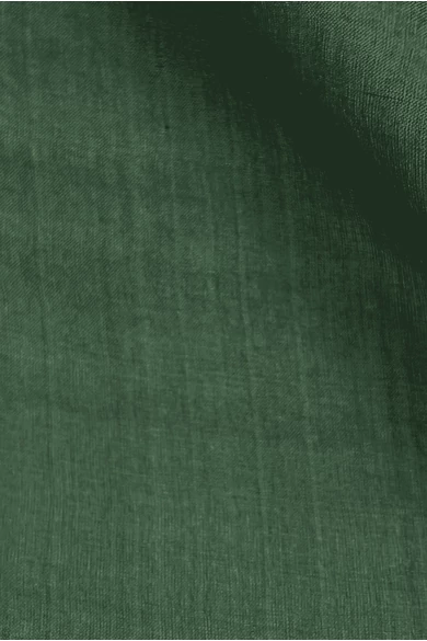 Lombzöld  színű 100% valódi hernyóselyem sál 50x180 cm