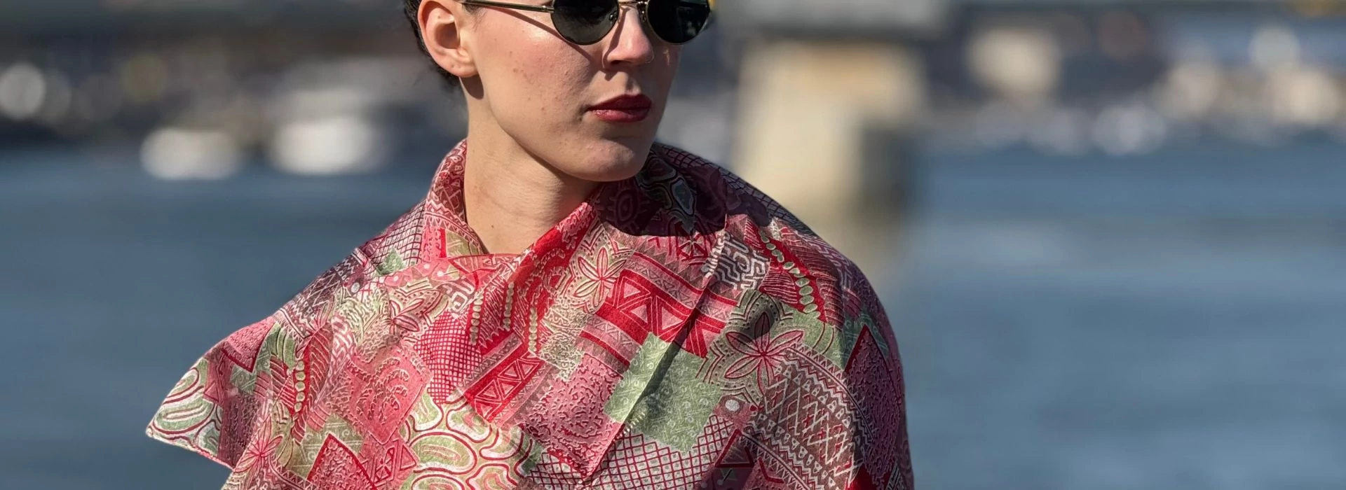 Mintás 100% valódi hernyóselyem sálak